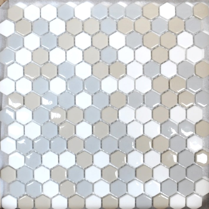 Enameled Hexagon