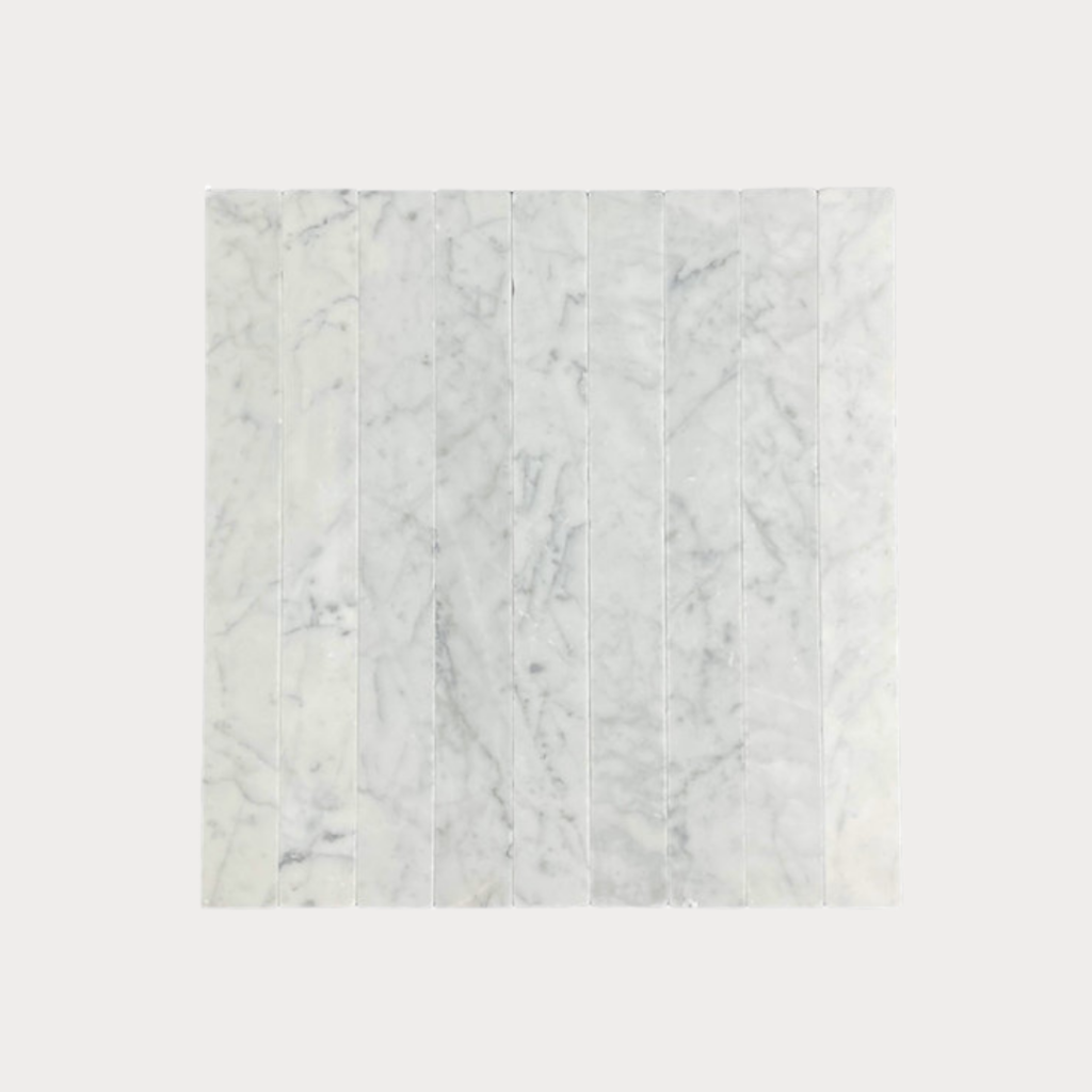 Bianco Carrara Tumbled 2x18