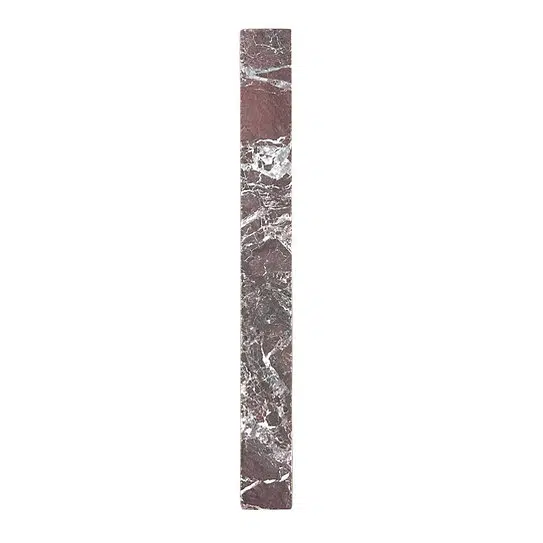 Rosso Levanto Tumbled 2x18 in situ