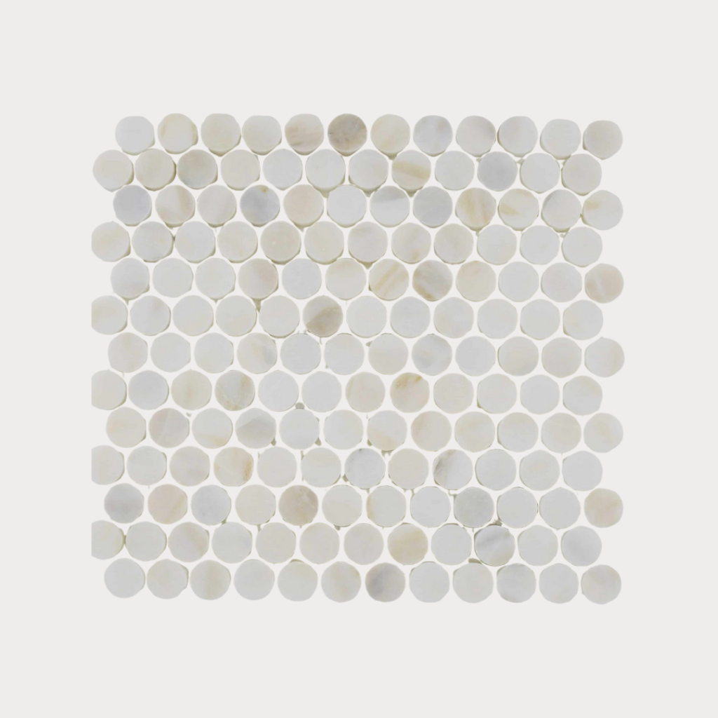 Beige Marble Honed Circle