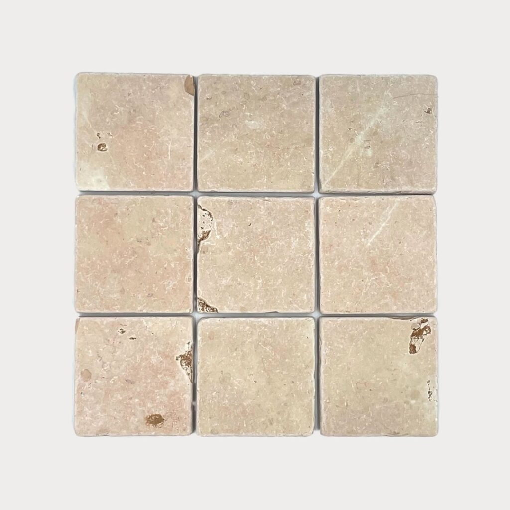 Rosa Perlino Tumbled 4x4