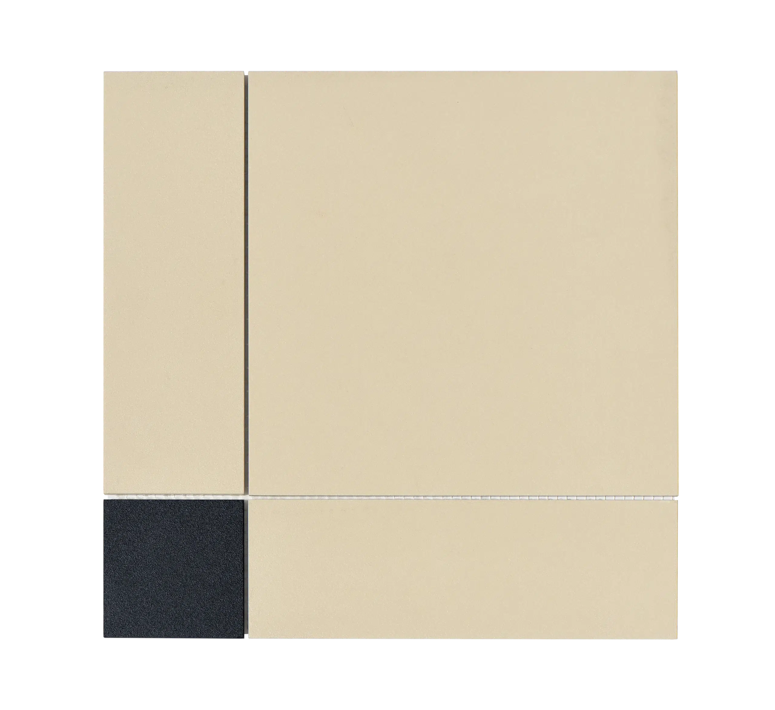 GeoLine Matte Mosaic — Graphite Beige