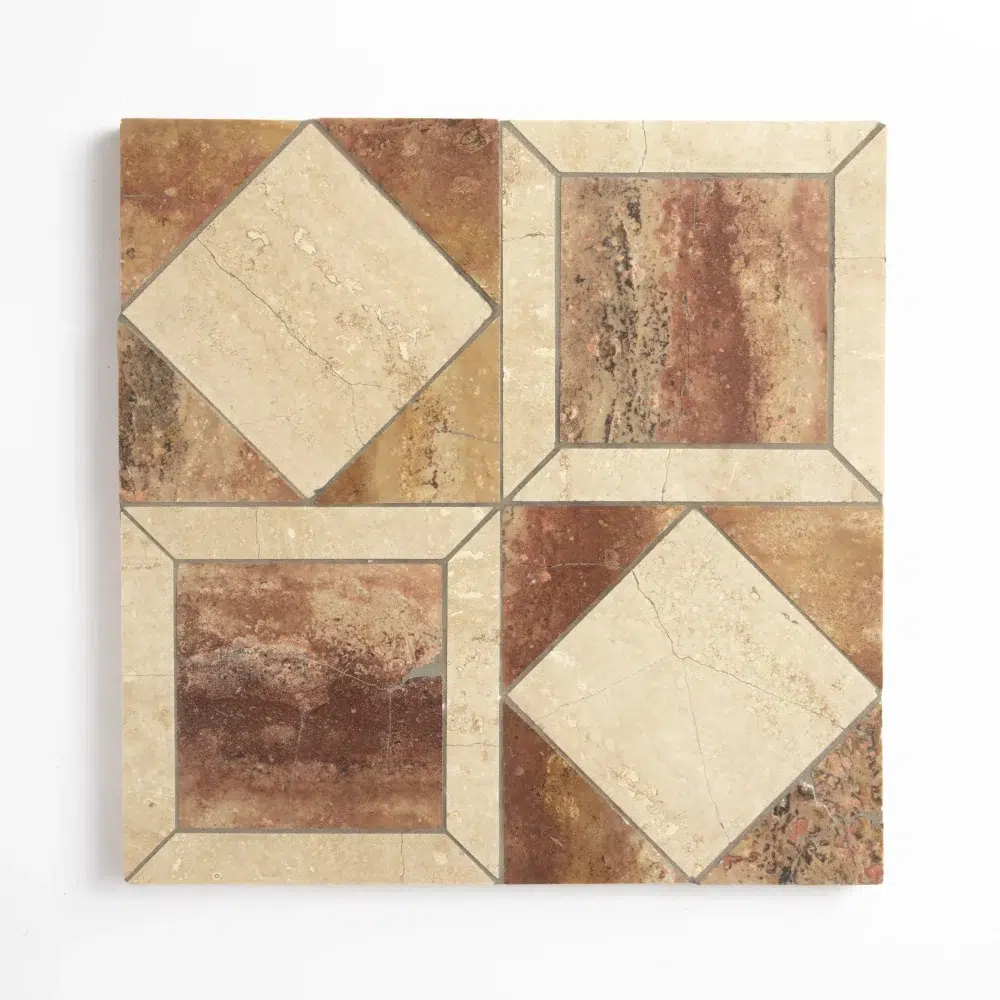 Roman Travertine Palazzo Li Antica Mosaic — Roman Travertine