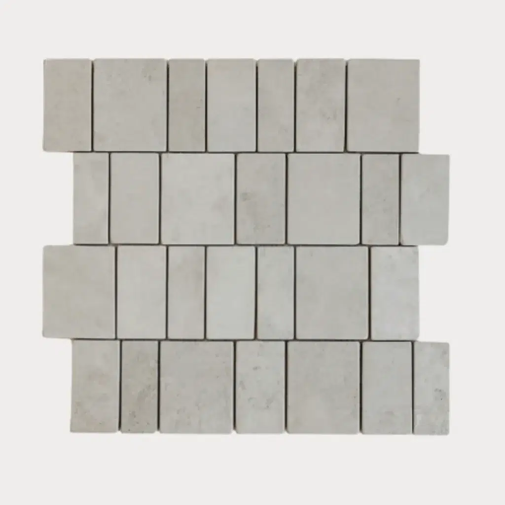 Harley Beige Piano Pattern Mosaic - Harley Beige / tile face / face du carreau