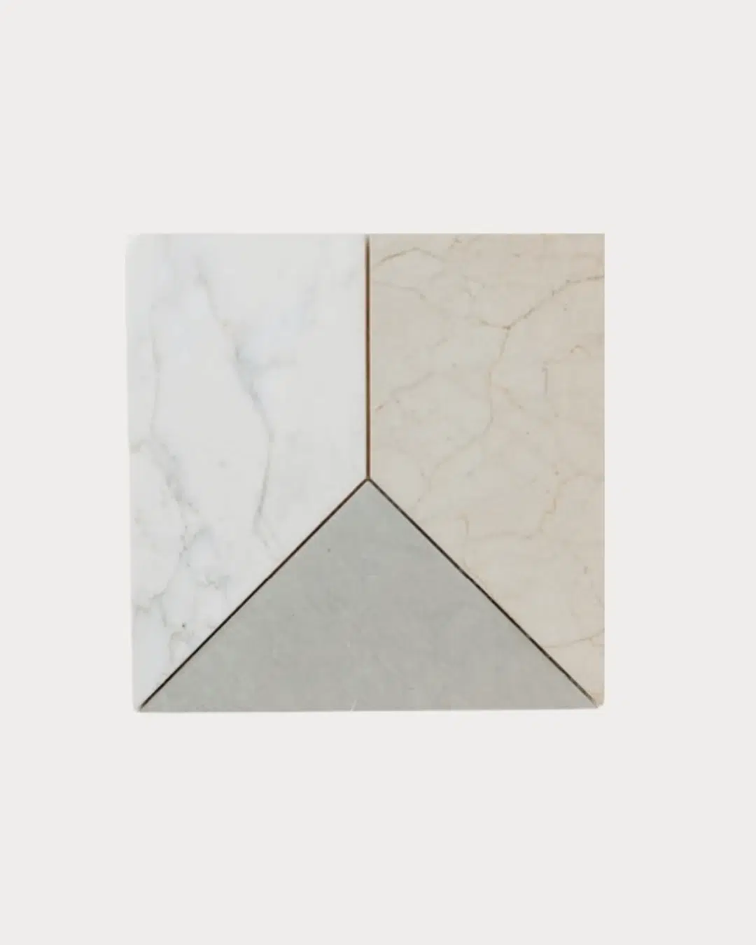 Mosaïque Intarsio Calacatta, Lightning Beige et Thala Grey — Calacatta, Lightning Beige & Thala Grey