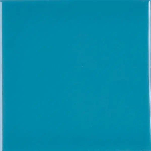 Laccati Glazed Terracotta Tile — Azzurro Scuro