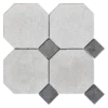 French Gris with Noir Dot