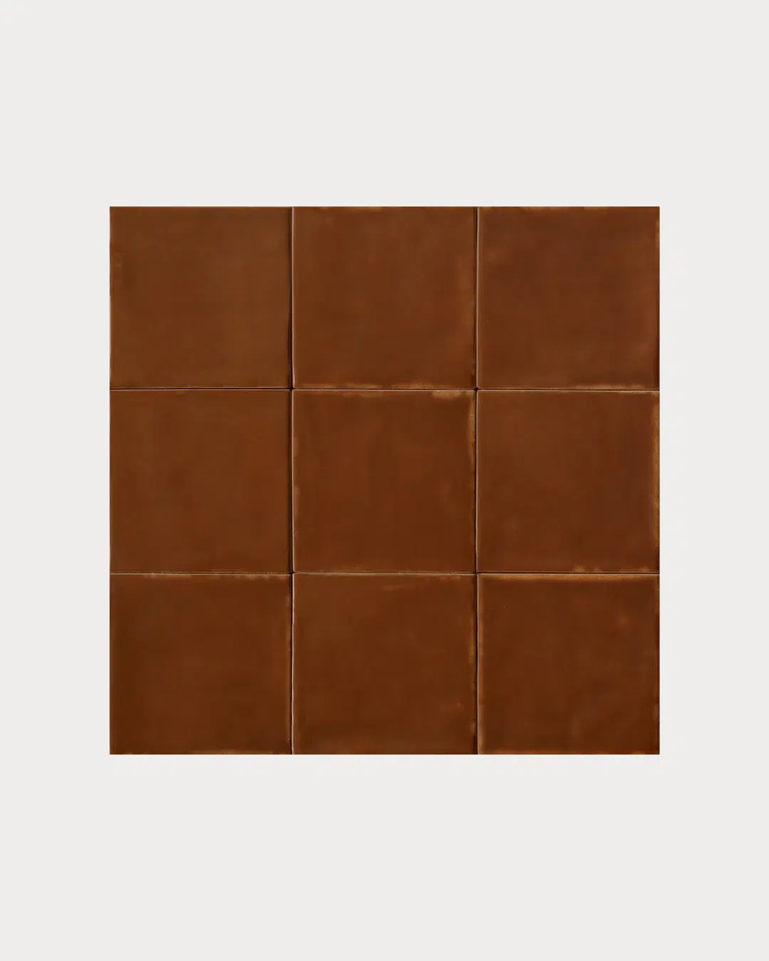 Carreau de porcelaine lustrée Sensi Colore — Marrone
