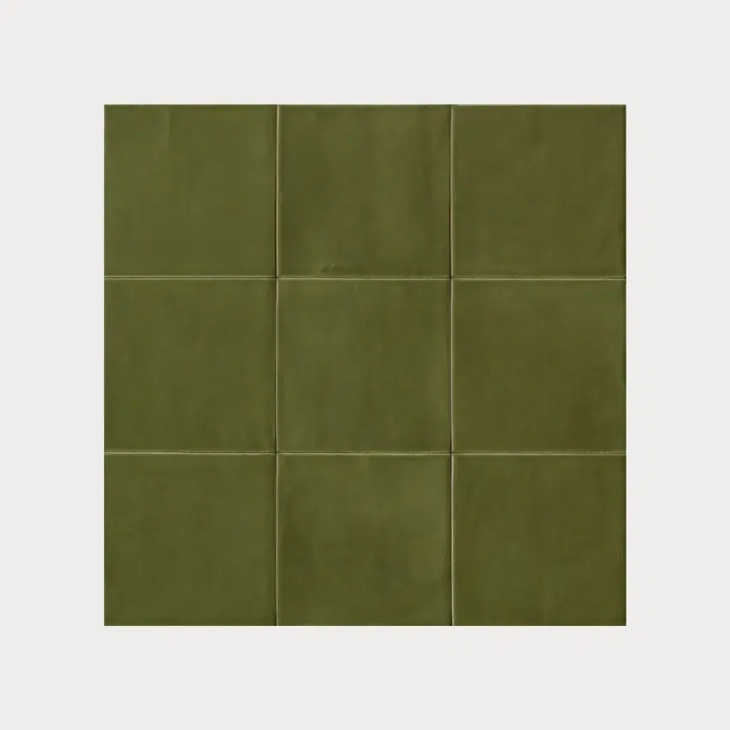 Sensi Colore Glossy Porcelain Tile - Muschio / tile face / face du carreau
