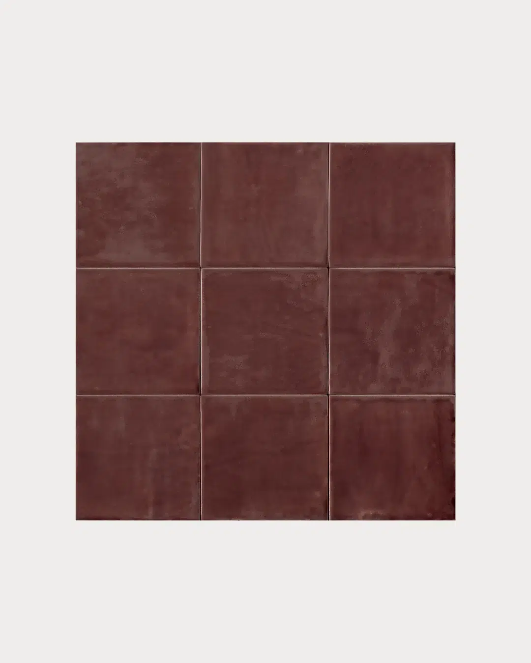 Carreau de porcelaine lustrée Sensi Colore — Vino