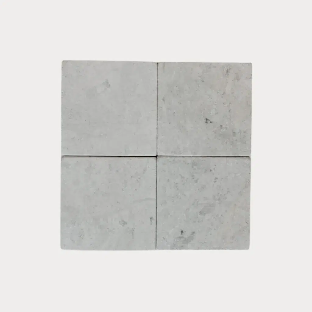 Thala Grey Tumbled 4×4 - Thala Grey / tile face / face du carreau