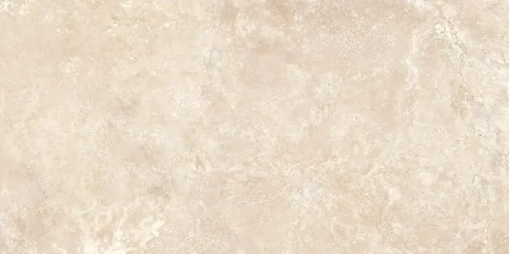 Travertino Cross Porcelain Tile - Beige / tile face / face du carreau