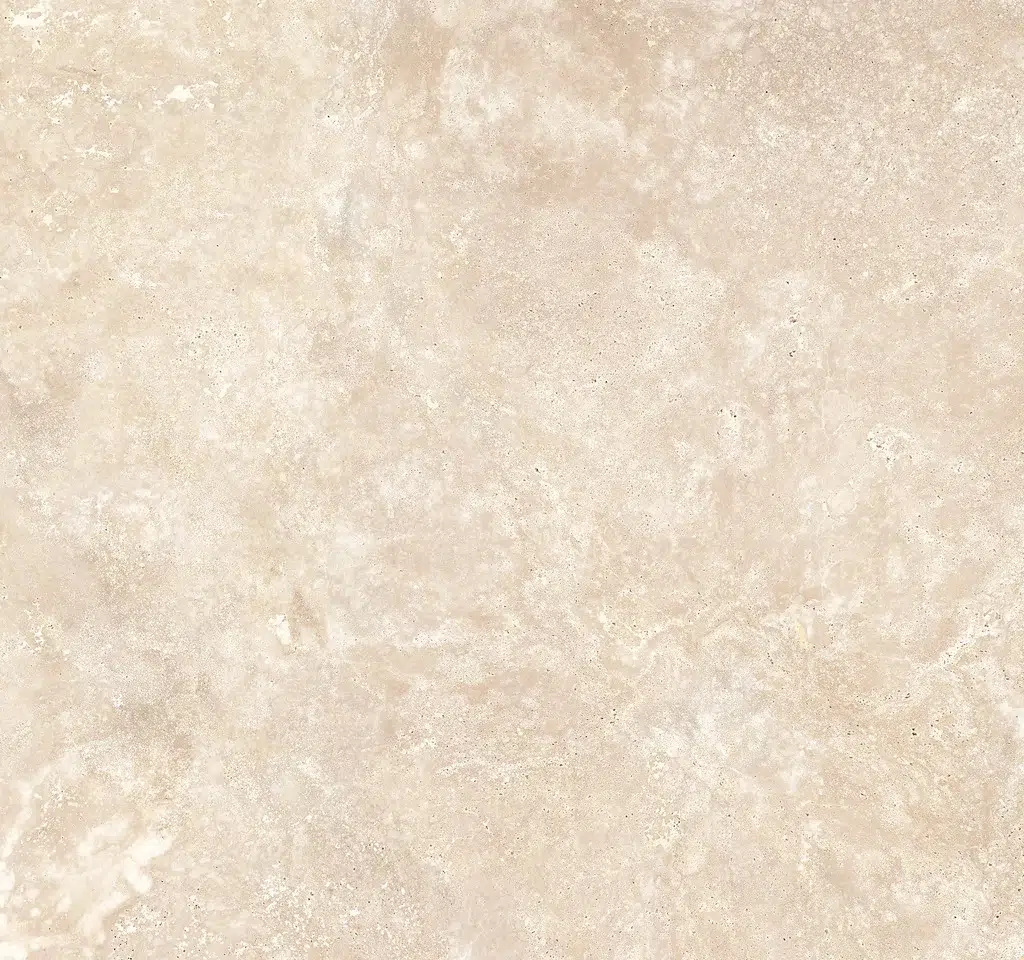 Travertino Cross Porcelain Tile - Beige / tile face / face du carreau
