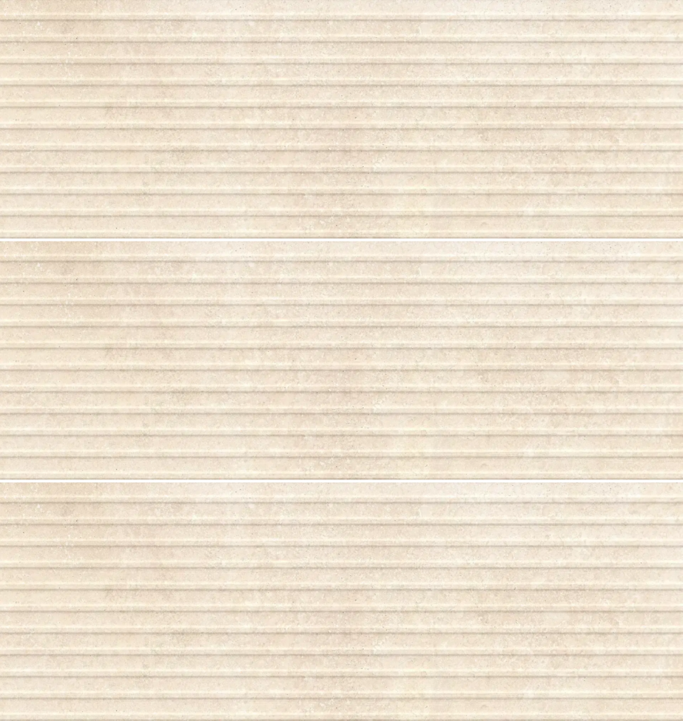 Travertino Dorica 3D Wall Tile — Beige layout