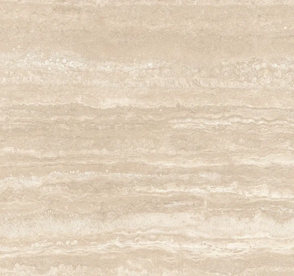 Travertino Vein Porcelain Tile - Beige / tile face / face du carreau